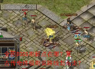 ȫͼBOSSˢ�µ����ģ����Ŵ����ռ�ˢװ·����ô�ߣ�
